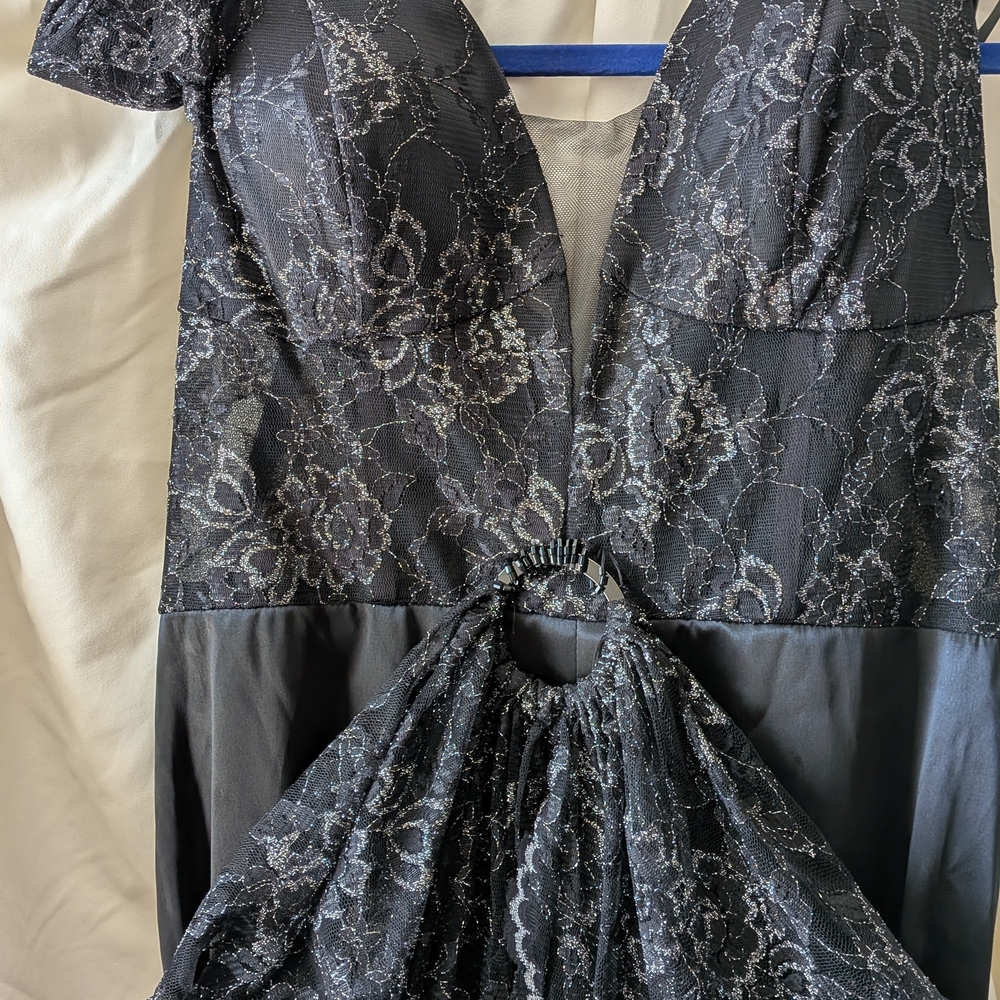 Elegant Black Lace Dress